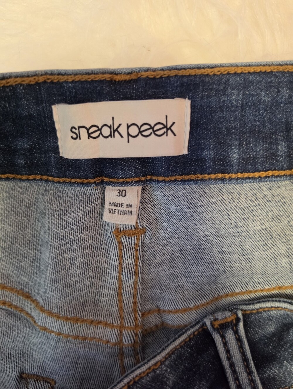 Sneak Peak Women's Dark Blue High-Rise Flare Jeans - Picture 9 of 9
